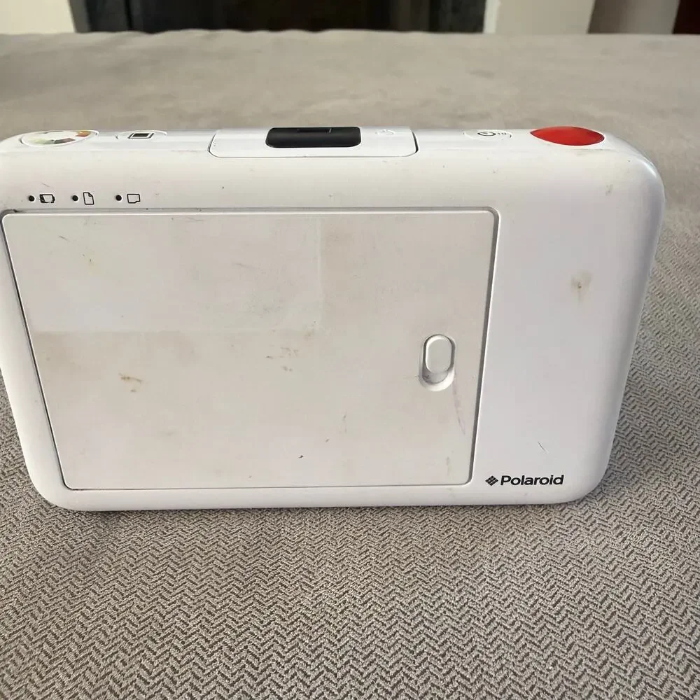 Polaroid Snap POLSP01W Instant Digital Camera Printer White ZINK Tested Power